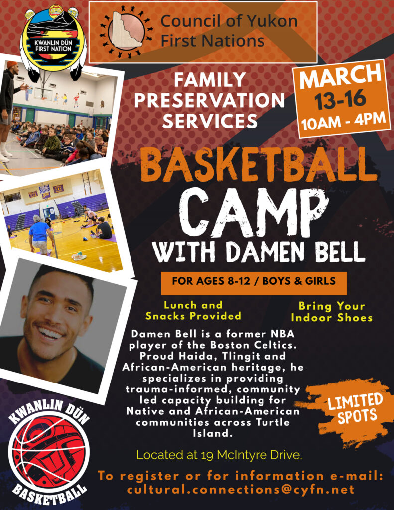 KDFN and CYFN are partnering to host a basketball camp - Kwanlin Dün ...